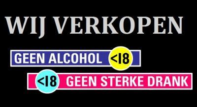 Geen alcohol onder 18